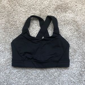 Black Lululemon Stash It All Bra
